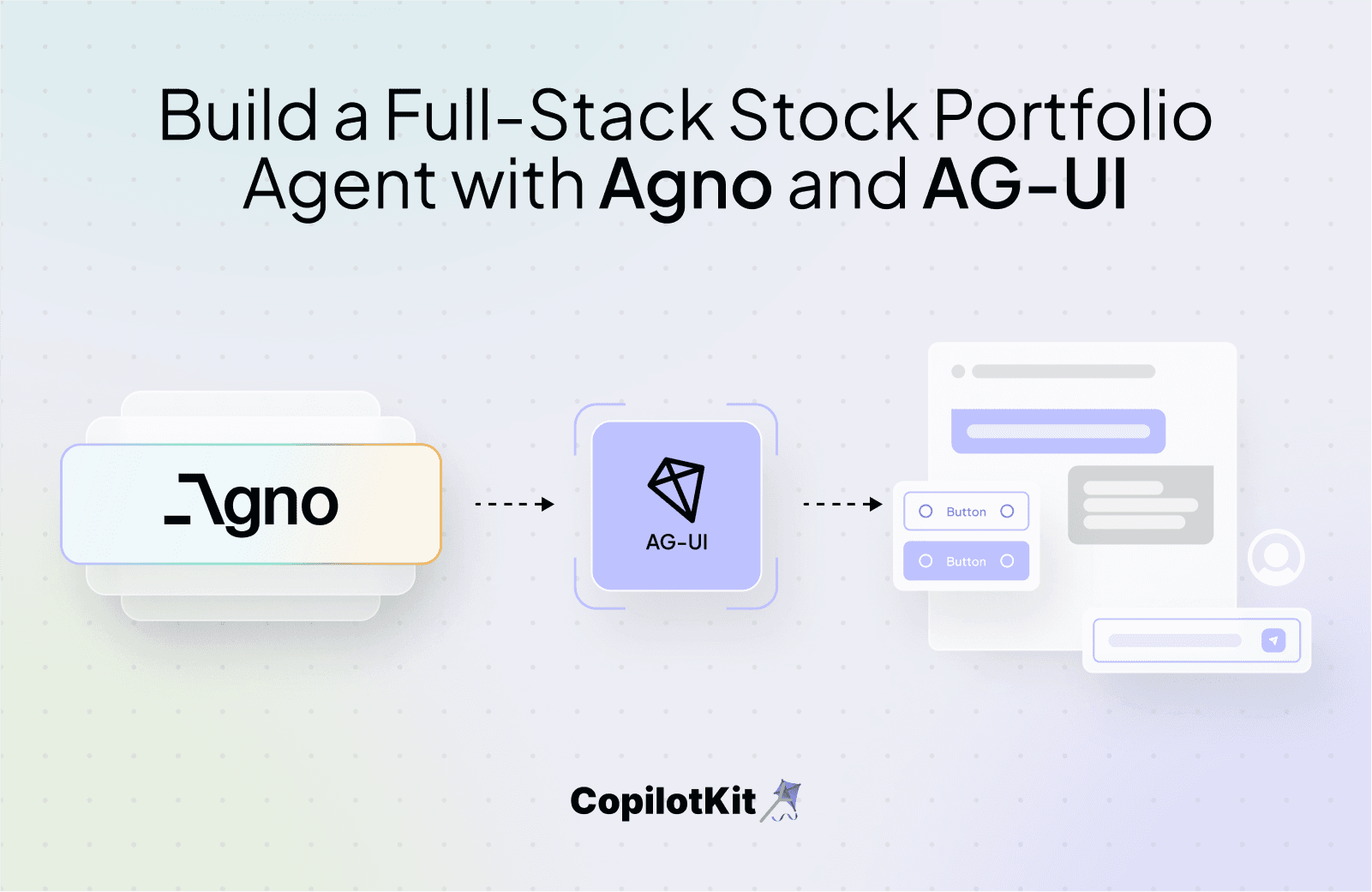 Build Your Own AI Stock Portfolio Agent with Agno + AG-UI