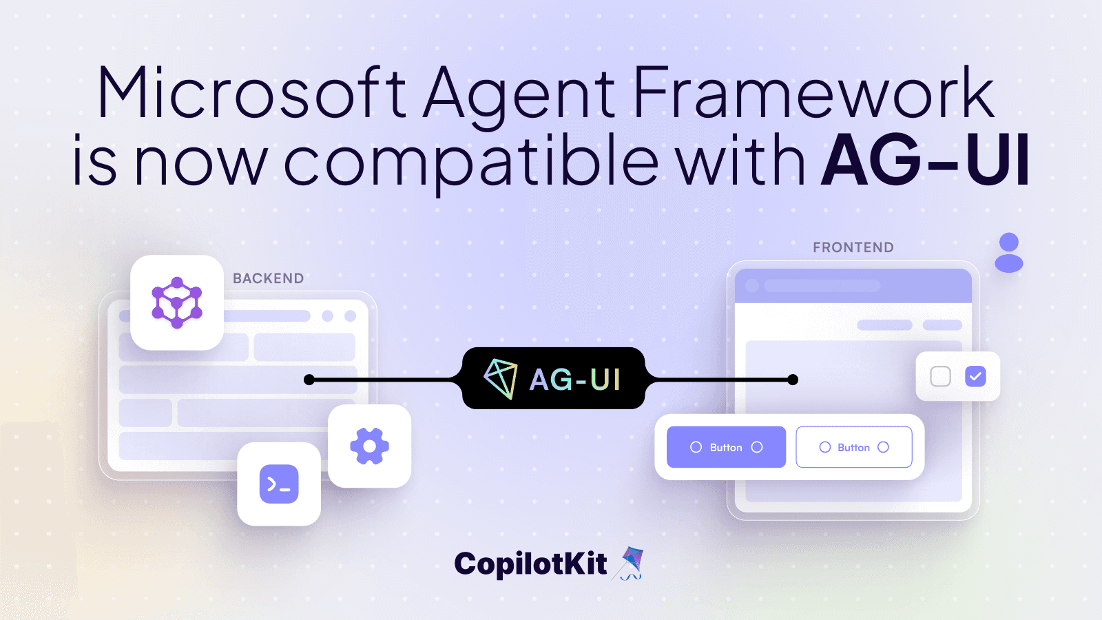 Microsoft Agent Framework is now AG-UI Compatible!