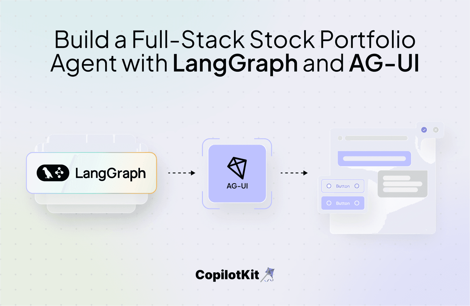Build a Fullstack Stock Portfolio Agent with LangGraph and AG-UI